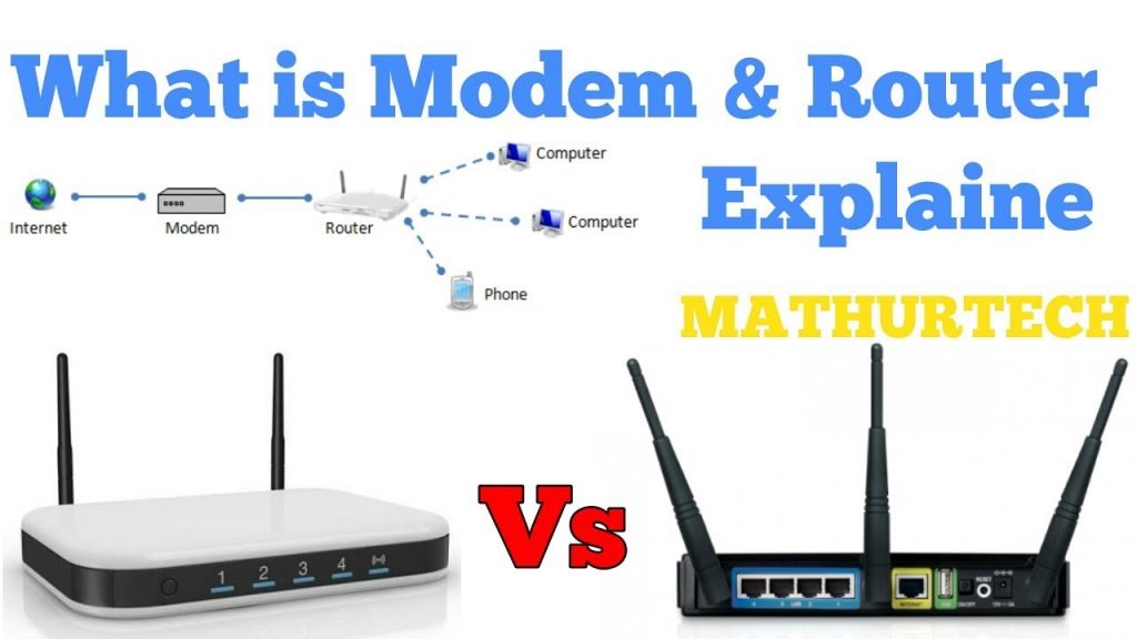 What is the Difference Between Modem and Router Modem Friendly