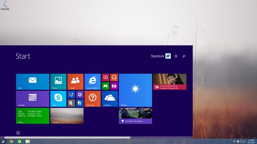 Image of Windows 8 Start Menu